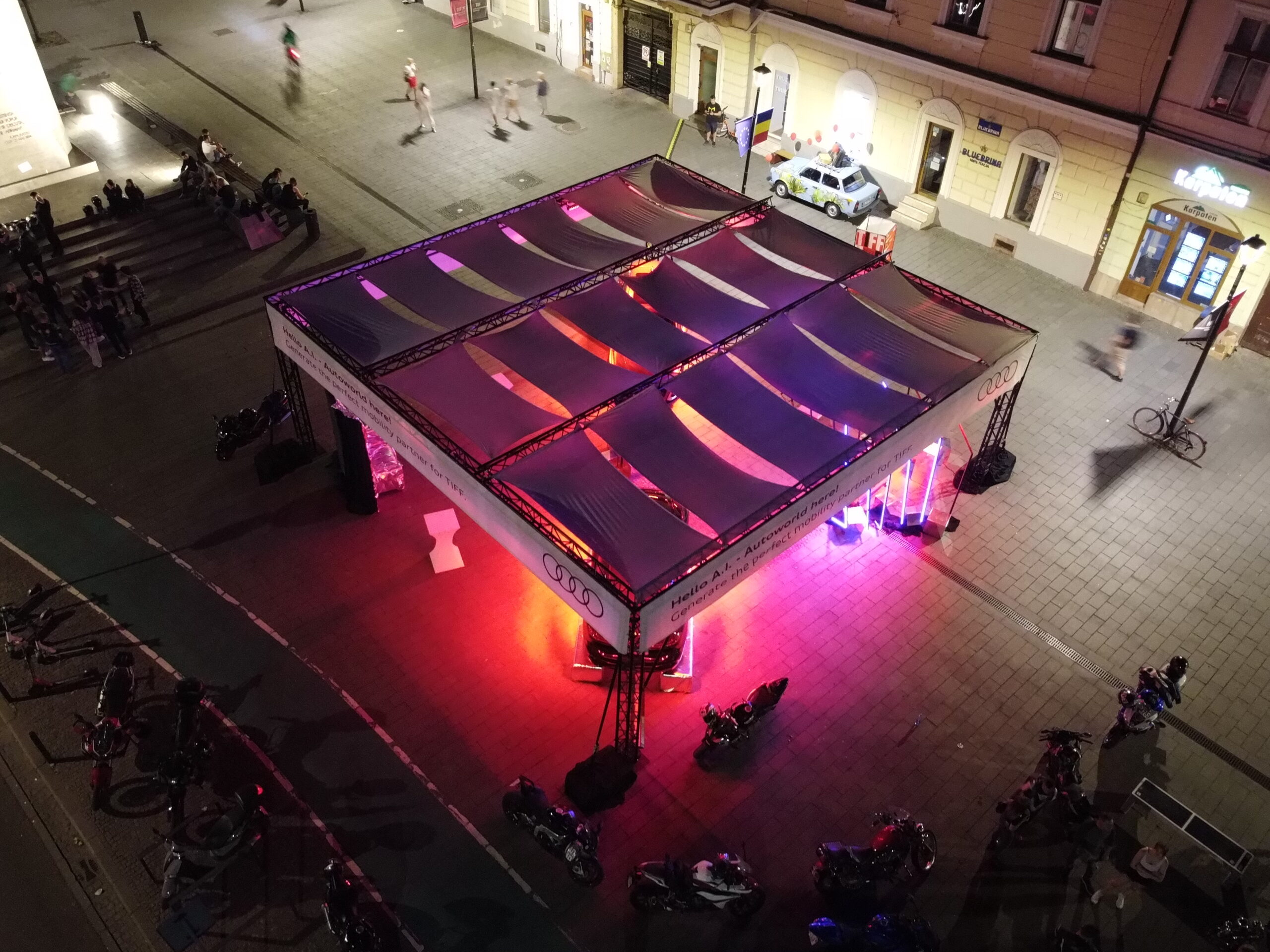 Structură truss din aluminiu pentru evenimente